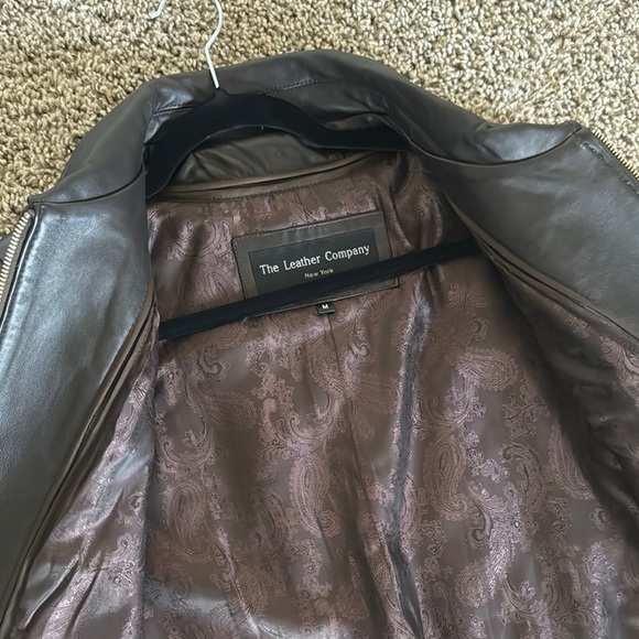 Brown Leather Jacket - Picture 4 of 5